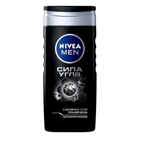 NIVEA Гель для душа для мужчин Сила Угля