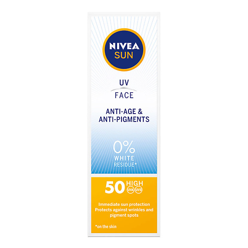 

NIVEA Солнцезащитный антивозрастной крем для лица с матирующим эффектом СЗФ 50