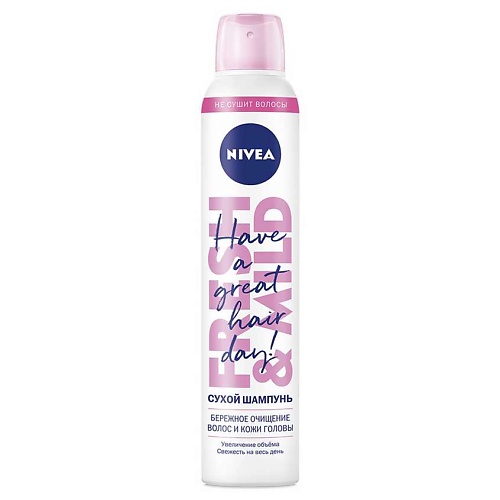 фото Nivea сухой шампунь 3в1 fresh revive