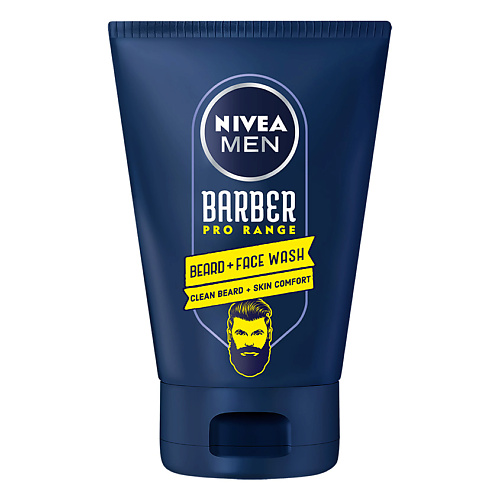 

NIVEA Очищающий гель для лица и бороды Barber Pro range