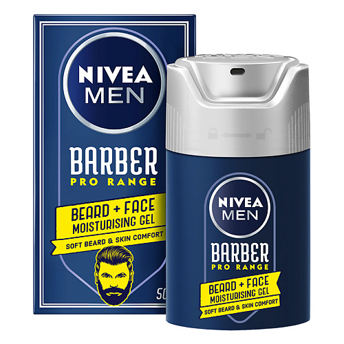 

NIVEA Увлажняющий гель для бороды и лица Barber Pro range