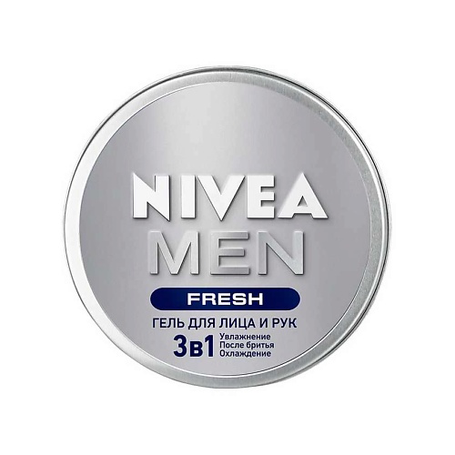 NIVEA Мужской гель для лица и рук 3в1 fresh