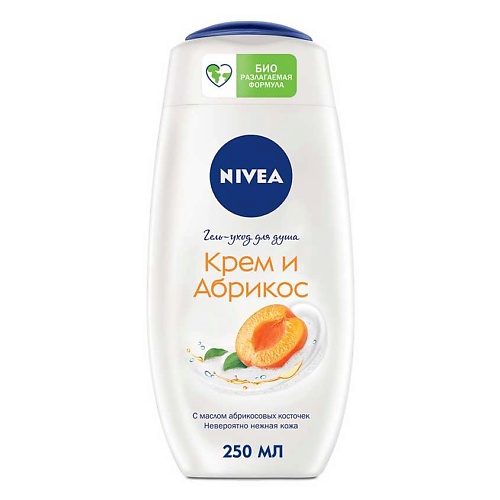 NIVEA Гель-уход для душа Крем и Абрикос