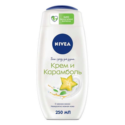 NIVEA Гель-уход для душа Крем и Карамболь