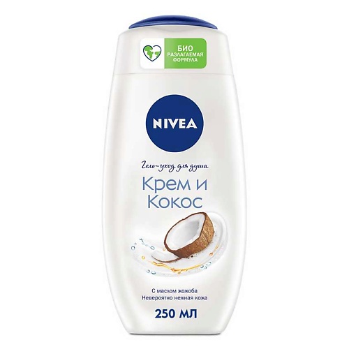 NIVEA Гeль-уход для душа Крем и Кокос