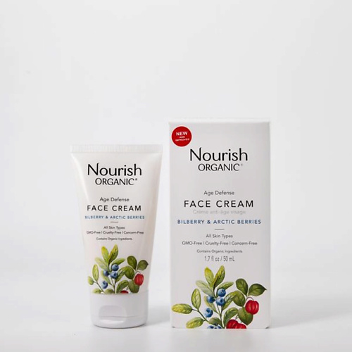 NOURISH Крем для лица антивозрастной с экстрактом клюквы Арктические ягоды