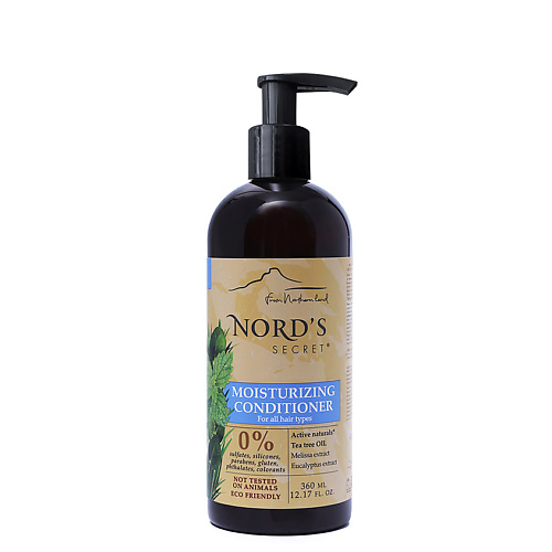 фото Nord's secret увлажняющий кондиционер для волос "мелисса и масло чайного дерева"