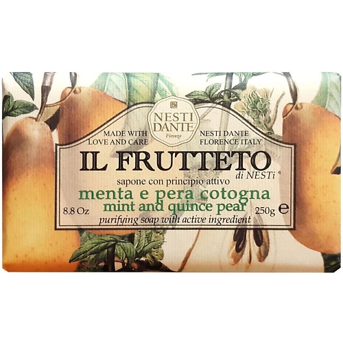 фото Nesti dante мыло il frutteto mint and quince pear