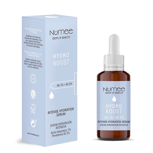 NUMEE Сыворотка для лица интенсивная увлажняющая Hydro Boost Intense Hydration Serum