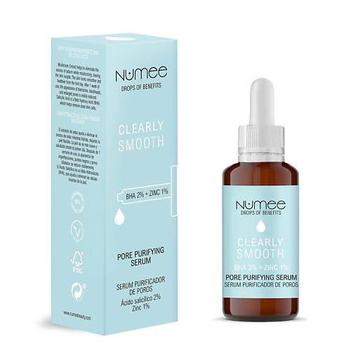 NUMEE Сыворотка для лица для очищения пор Clearly Smooth Pore Purifying Serum