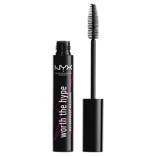 NYX Professional Makeup Водостойкая тушь для ресниц. WORTH THE HYPE WATERPROOF MASCARA