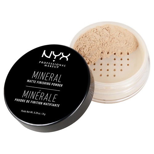 NYX Professional Makeup Фиксирующая минеральная пудра. MINERAL FINISHING POWDER