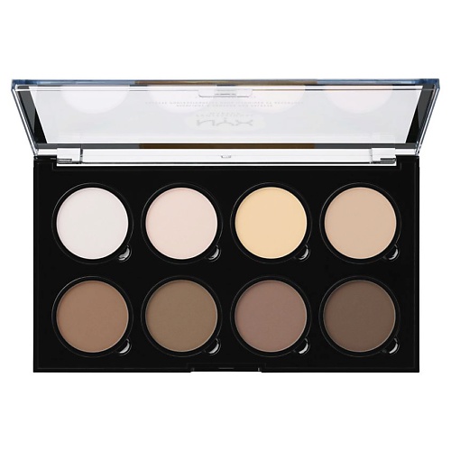 NYX Professional Makeup Палетка для контурирования. HIGHLIGHT & CONTOUR PRO PALETTE