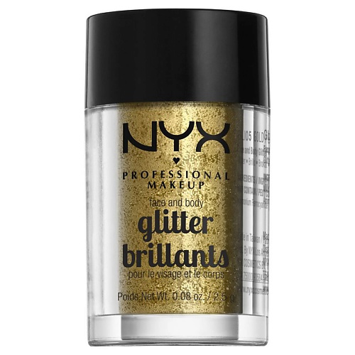 NYX Professional Makeup Глиттер для лица и тела. FACE & BODY GLITTER