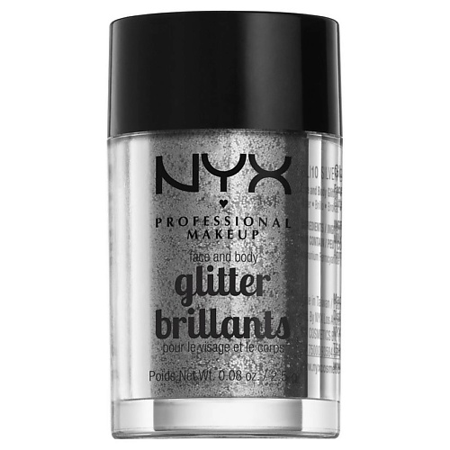 NYX Professional Makeup Глиттер для лица и тела. FACE  BODY GLITTER