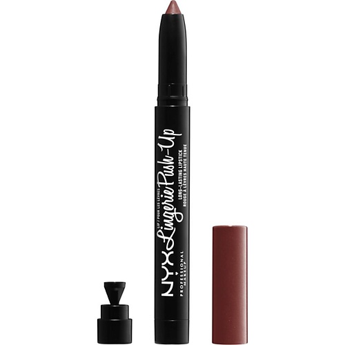 

NYX Professional Makeup Матовая помада-карандаш для губ с эффектом увеличения объема. LIP LINGERIE PUSH-UP LONG-LASTING LIPSTICK