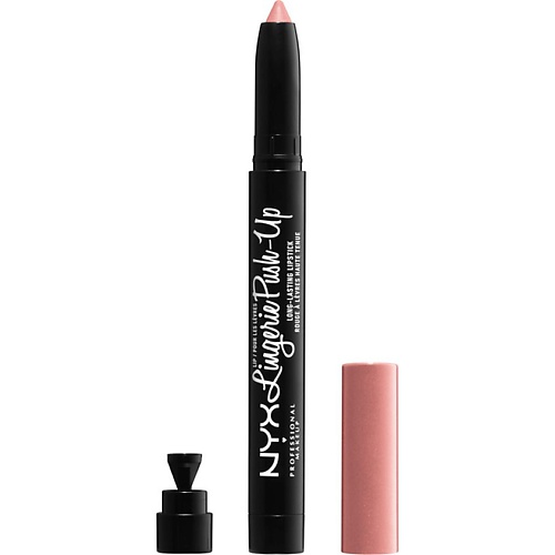 NYX Professional Makeup Матовая помада-карандаш для губ с эффектом увеличения объема. LIP LINGERIE PUSH-UP LONG-LASTING LIPSTICK