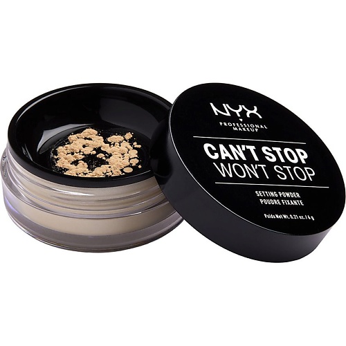 NYX Professional Makeup Финишная пудра. CANT STOP WONT STOP SETTING POWDER