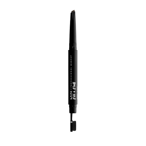 NYX Professional Makeup Карандаш-филлер для бровей. FILL  FLUFF EYEBROW POMADE PENCIL