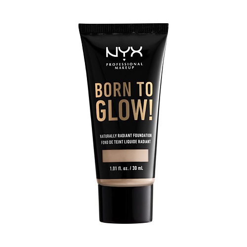 фото Nyx professional makeup тональная основа с эффектом естественного сияния born to glow naturally radiant foundation