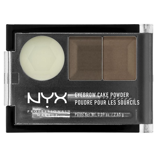 NYX Professional Makeup Тени для бровей. EYEBROW CAKE POWDER