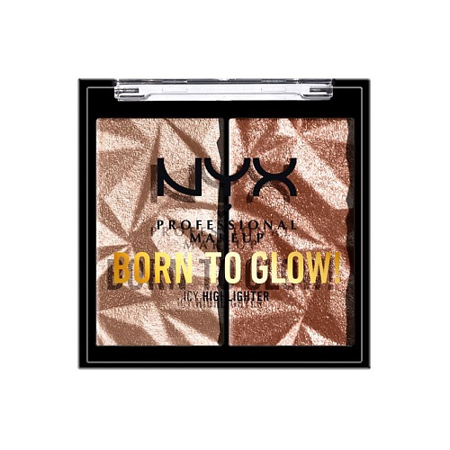 фото Nyx professional makeup хайлайтер "born to glow icy highlighter duo"