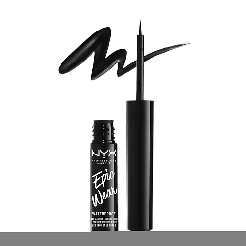 NYX Professional Makeup Водостойкий матовый лайнер для глаз EPIC WEAR EYE & BODY LIQUID LINER