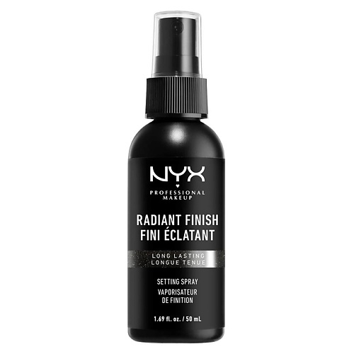 NYX Professional Makeup Спрей-фиксатор макияжа, придающий сияние MAKE-UP RADIANT FINISH SETTING SPRAY NYX491300