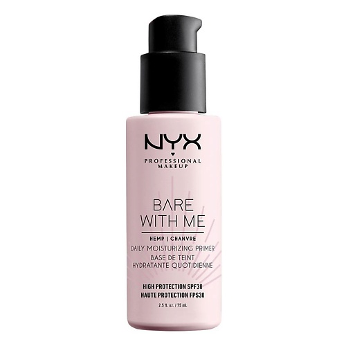 

NYX Professional Makeup Праймер-уход с SPF 30 с маслом семян конопли Bare With Me SPF 30 Daily Protecting Primer