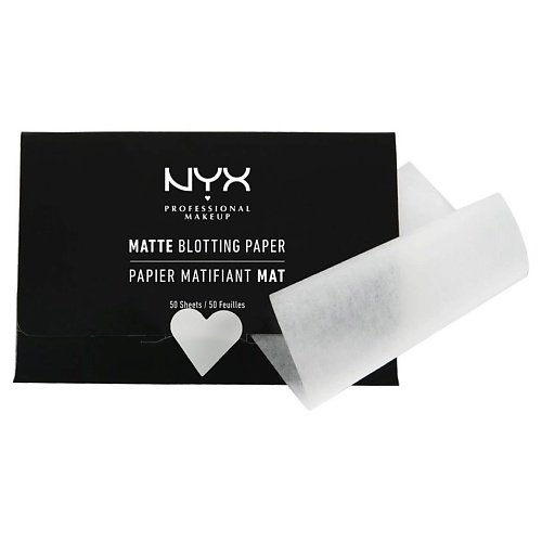 NYX Professional Makeup Матирующие салфетки из натуральной древесной пульпы. MATTE BLOTTING PAPER