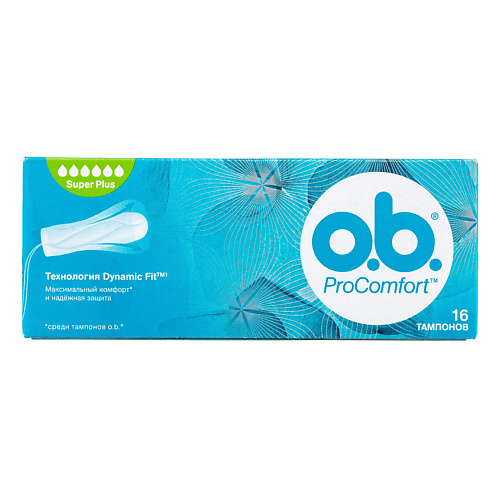 

O.B. Тампоны ProComfort супер плюс