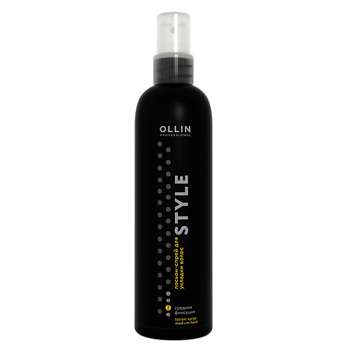 OLLIN PROFESSIONAL Лосьон-спрей для укладки волос средней фиксации 250мл/ Lotion-Spray Medium OLLIN STYLE  - Купить