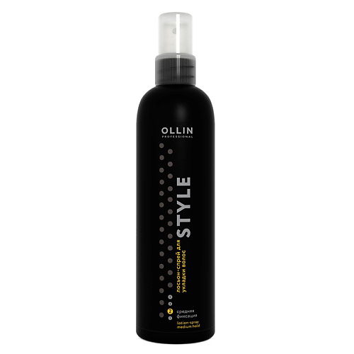 OLLIN PROFESSIONAL Лосьон-спрей для укладки волос средней фиксации 250мл/ Lotion-Spray Medium OLLIN STYLE