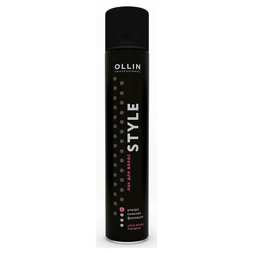 OLLIN PROFESSIONAL Лак для волос ультрасильной фиксации OLLIN STYLE