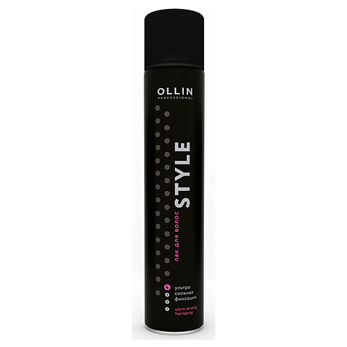 

OLLIN PROFESSIONAL Лак для волос ультрасильной фиксации OLLIN STYLE