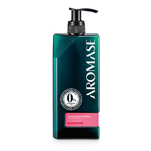 

AROMASE Шампунь интенсивный для жирной кожи головы с эфирным маслом Розы
