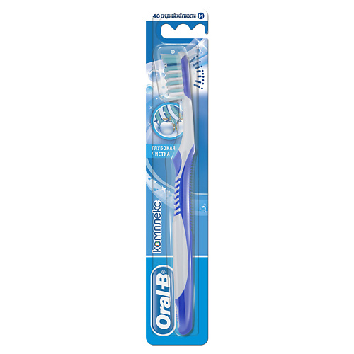 

ORAL-B Зубная щетка Oral-B Комплекс Глубокая чистка, средняя жесткость