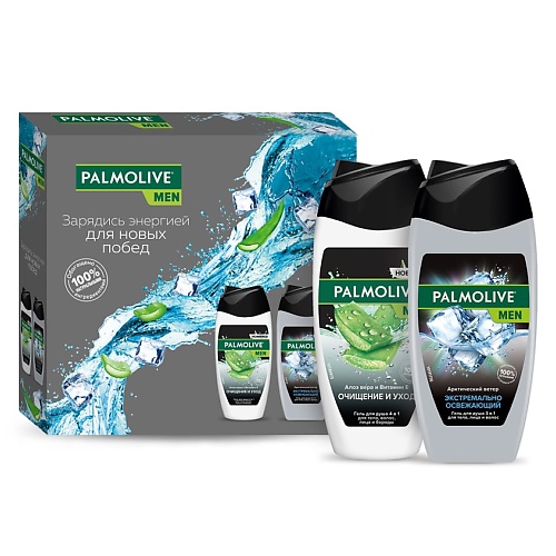 

PALMOLIVE Подарочный набор для мужчин Арктический ветер и Очищение и Уход