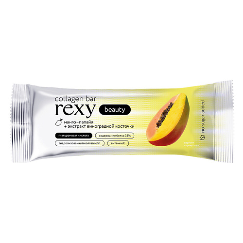 Здоровое питание PROTEIN REX Батончик с высоким содержанием белка «манго-папайя»