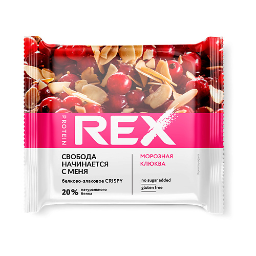 

PROTEIN REX Хлебцы протеино-злаковые "Морозная клюква", Хлебцы протеино-злаковые "Морозная клюква"