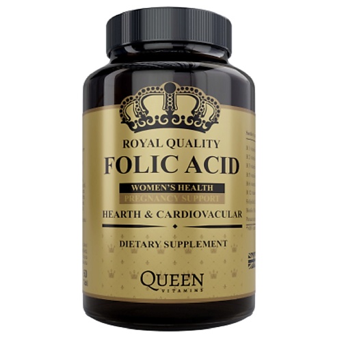 

QUEEN VITAMINS Фолиевая кислота 400мкг