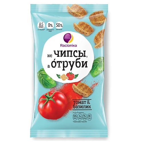 

RACIONIKA Отруби хрустящие Томат и Базилик