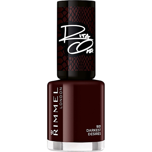 

RIMMEL Лак для ногтей 60 секунд RITA SHADES OF BLACK