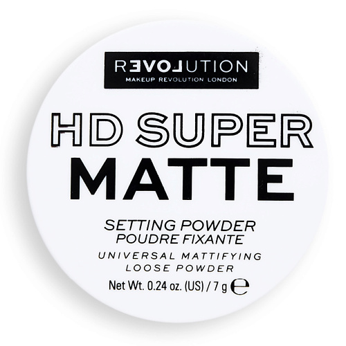 RELOVE REVOLUTION Рассыпчатая пудра для лица Super HD Setting Powder фиксирующая, прозрачная, матирующая