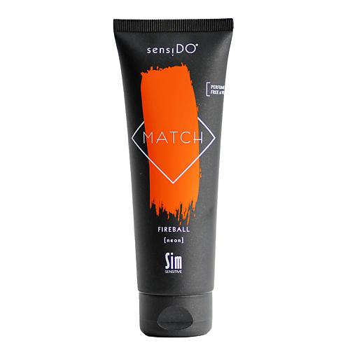 SENSIDO MATCH Оттеночный бальзам для волос оранжевый неон Match Fireball (neon)