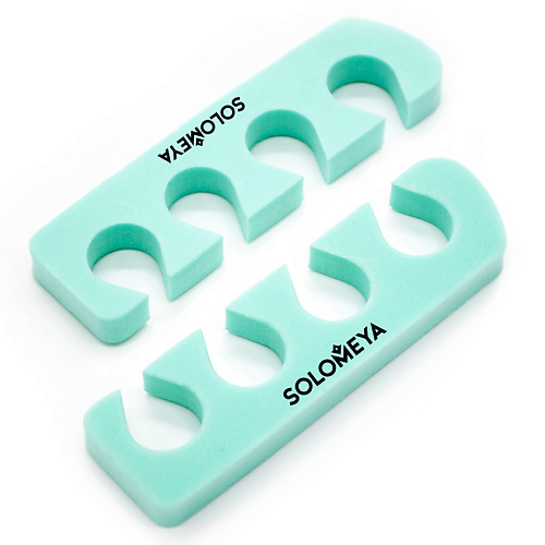 

SOLOMEYA Разделители для педикюра "Свежая мята"/Pedicure Toe Separators "MINT"