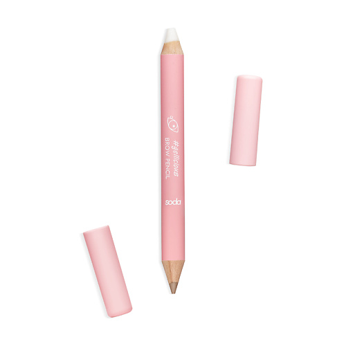 

SODA BROW PENCIL #gellicious КАРАНДАШ+ВОСК ДЛЯ БРОВЕЙ