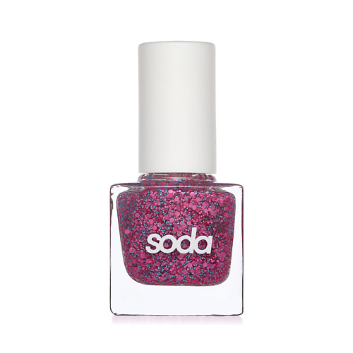 SODA GLITZY NAILS #allthatglitters ЛАК ДЛЯ НОГТЕЙ