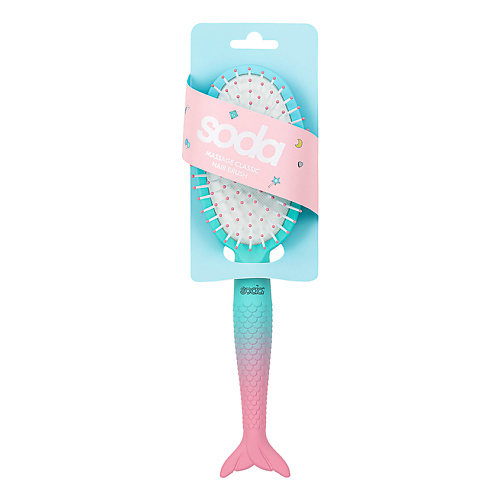 SODA Щетка для волос массажная классическая #mermaidhair