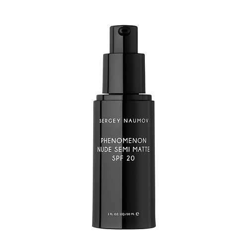 SERGEY NAUMOV Тональное средство с естественным полуматовым эффектом PHENOMENON NUDE SEMI MATTE SPF 20 SERGEY NAUMOV Тональное средство с естественным полуматовым эффектом PHENOMENON NUDE SEMI MATTE SPF 20